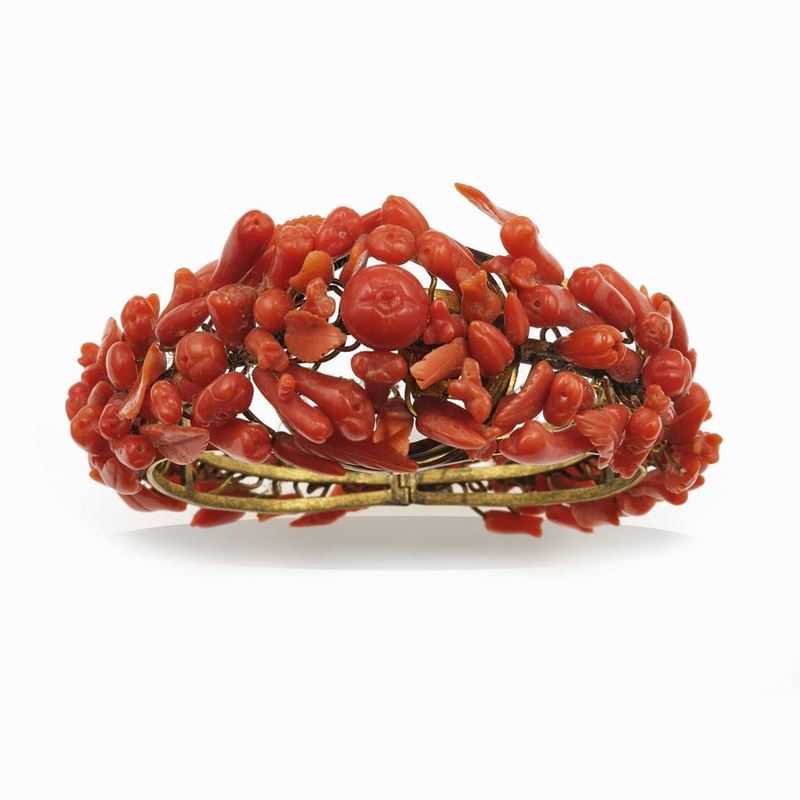 Coral rigid bracelet  - Auction Jewels - Cambi Casa d'Aste