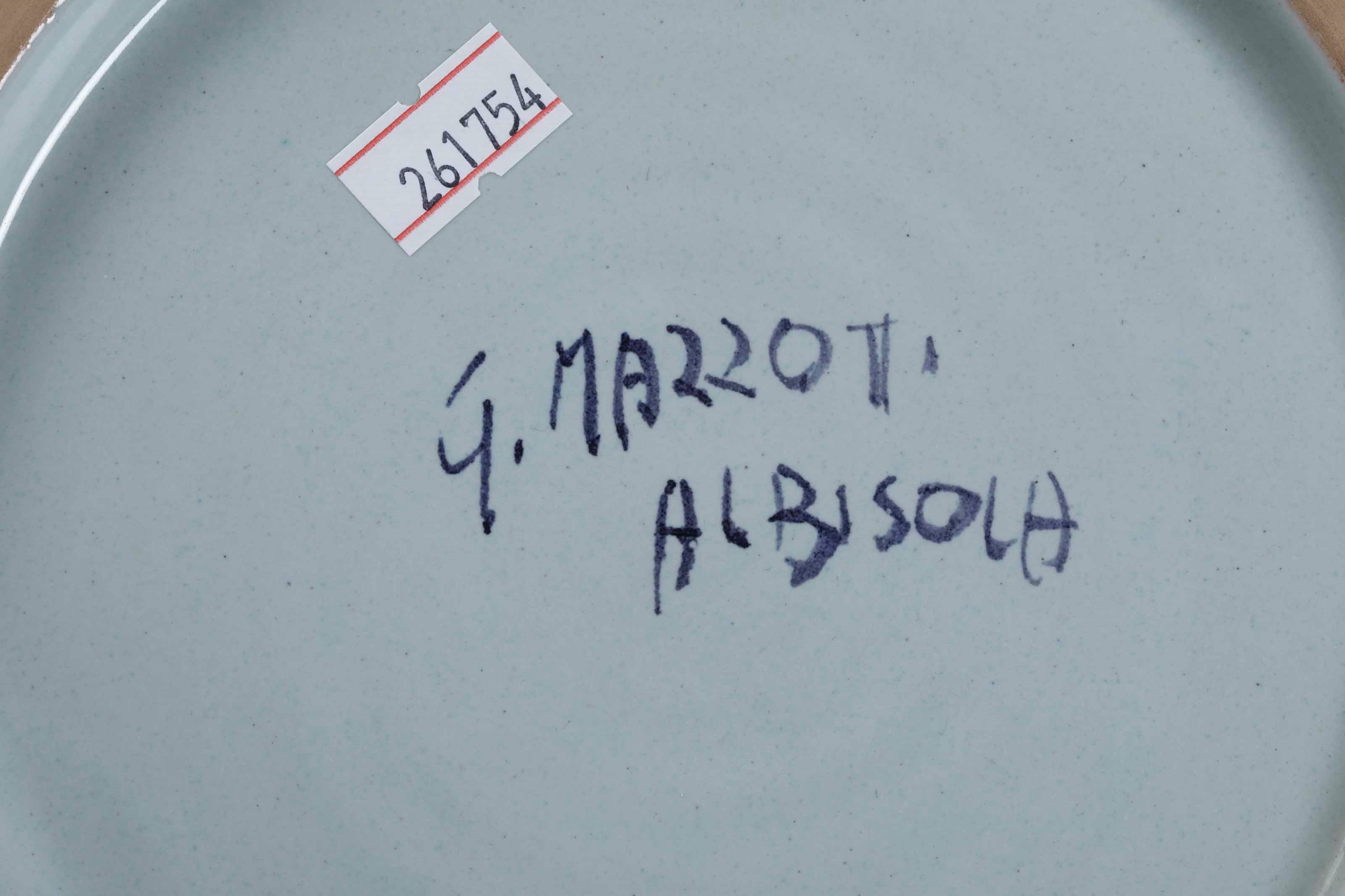 Quattro Piatti.albisola, Manifattura Giuseppe Mazzotti, Primi Decenni del '900.
