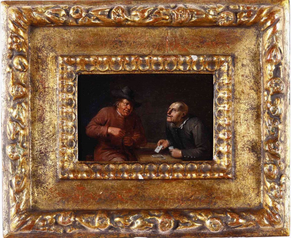 Egbert Van Heemskerck - Interno con Due Giocatori di Carte