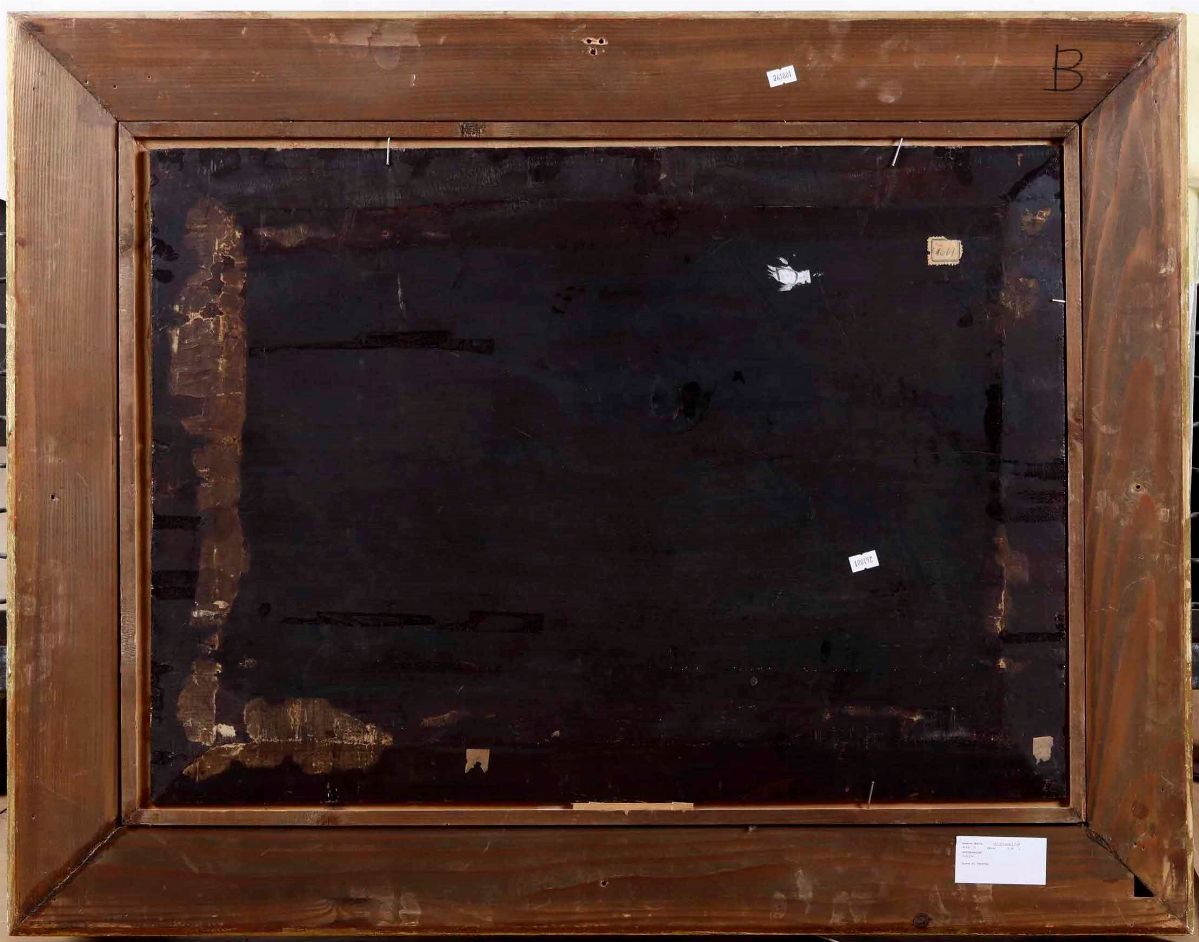 Herman Frederik Carel Ten Kate - Nella galleria dell'antiquario, olio su tavola