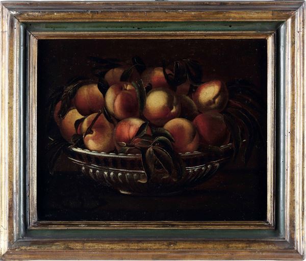 Scuola del XVII secolo Nature morte con frutti