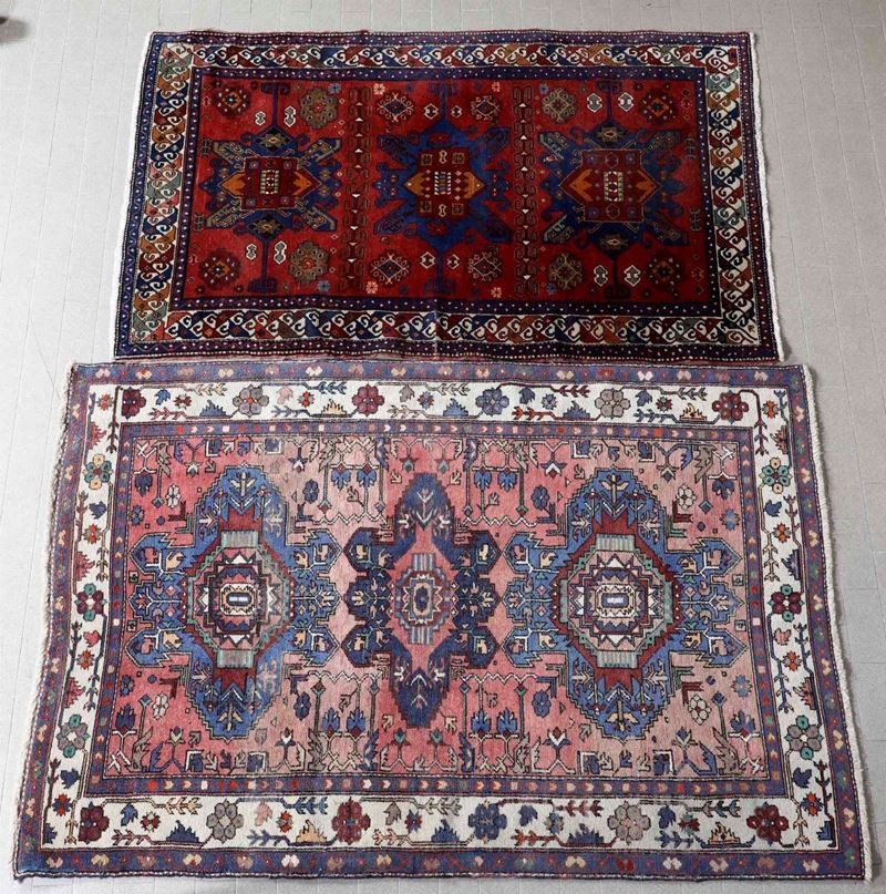 Lotto di due tappeti Persia XX secolo  - Auction Carpets | Cambi Time - Cambi Casa d'Aste