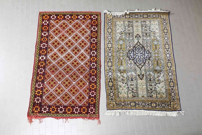 Lotto di due tappeti XX secolo  - Auction Carpets | Cambi Time - Cambi Casa d'Aste