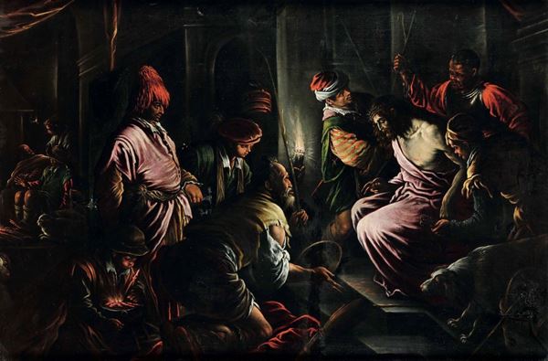Jacopo Da Ponte detto Jacopo Bassano - Cristo deriso