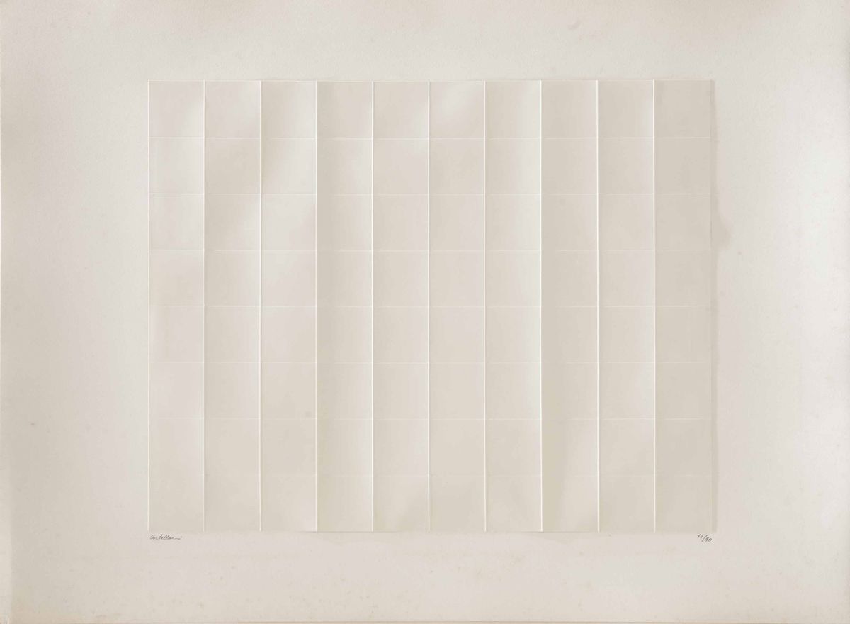 Compendio di Parte Dell’opera Grafica di Enrico Castellani