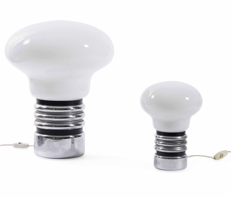 Due lampade da tavolo  - Auction Design Lab - Cambi Casa d'Aste