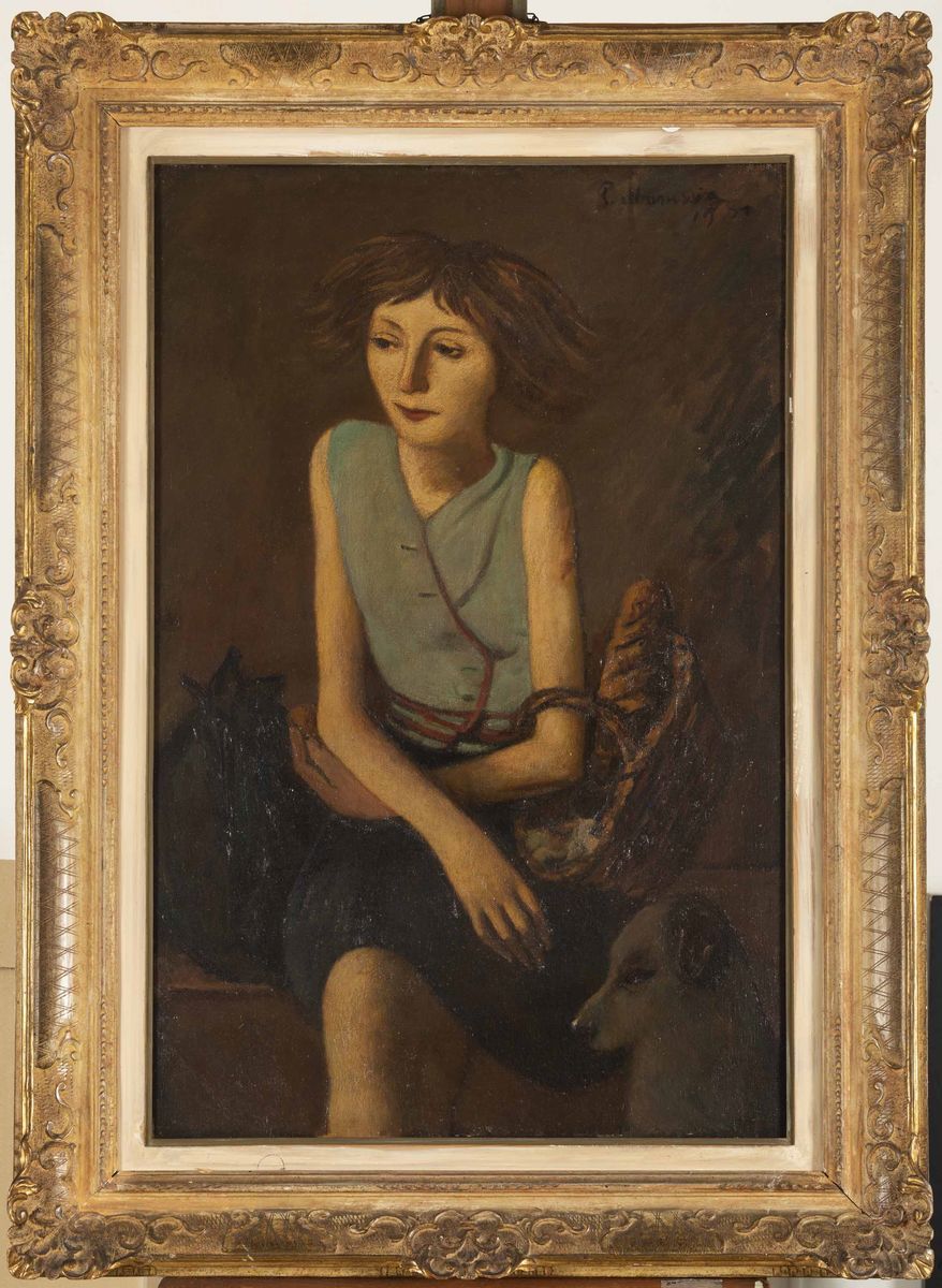 Piero Marussig - Igea (portatrice di Pane, Bambina)