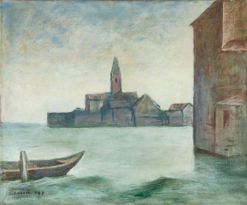 Carlo Carrà - Chiesa in Laguna