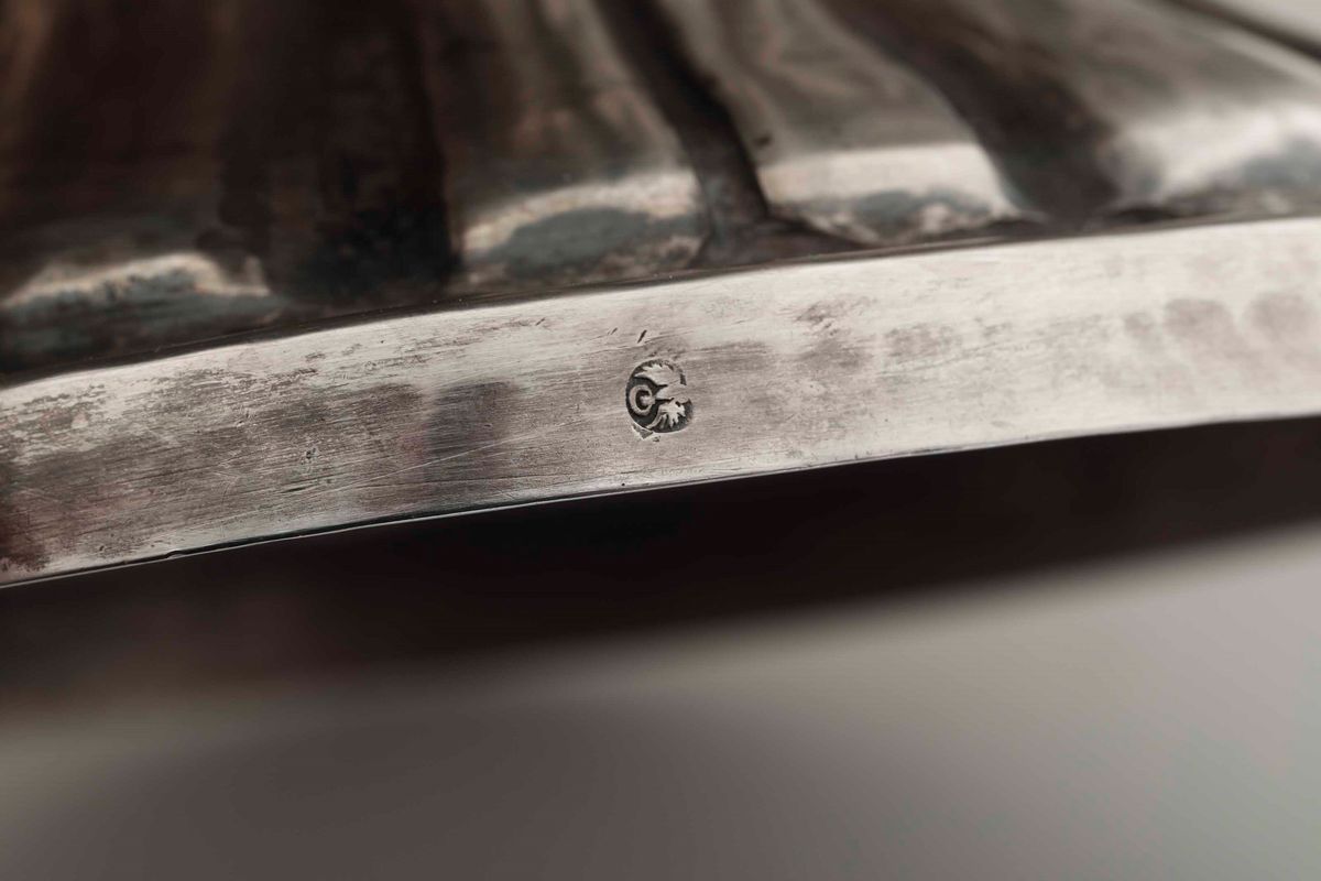 Zuppiera in Argento Fuso e Sagomato. Argenteria Artistica Italiana del XX Secolo (bollo Ad Imitaz...