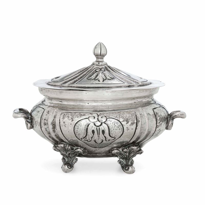 Zuccheriera. Argenteria artistica veneta del XX secolo.  - Asta Argenti - Cambi Casa d'Aste