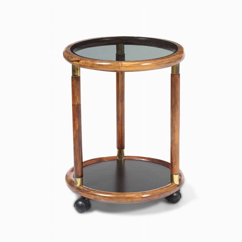 Tavolino occasionale con rotelle  - Auction 20th century furniture - Cambi Casa  [..]