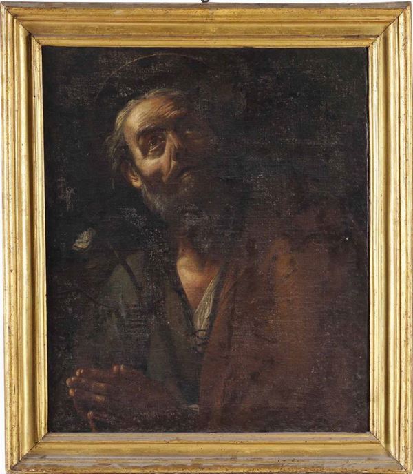 Da Mattia Preti. La preghiera di San Sebastiano, olio su tela, cm 85 x 74 La preghiera di San Sebasti [..]