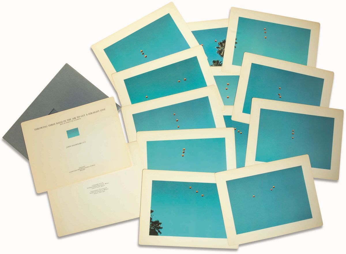 John Baldessari - Throwing Three Balls in The Air To Get a Straight Line (best Of Thirty-six Atte...