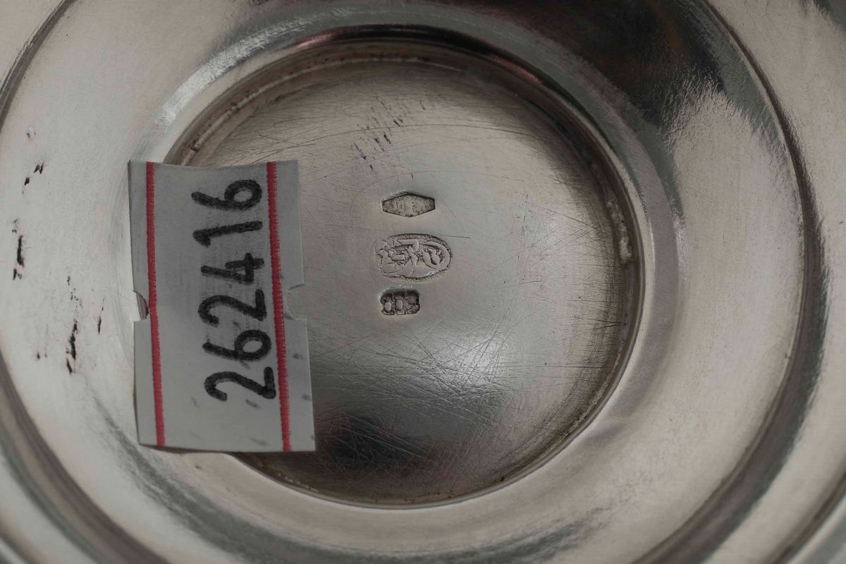 Servizio da Tè e Caffè. Argento Fuso, Sagomato ed Ebanizzato. Argenteria Artistica Milanese della...