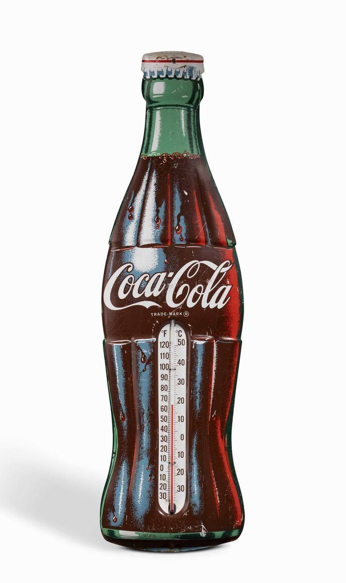 A.Reckziegel : Termometro Coca Cola  - Auction POP Culture and Comics - Cambi Casa d'Aste