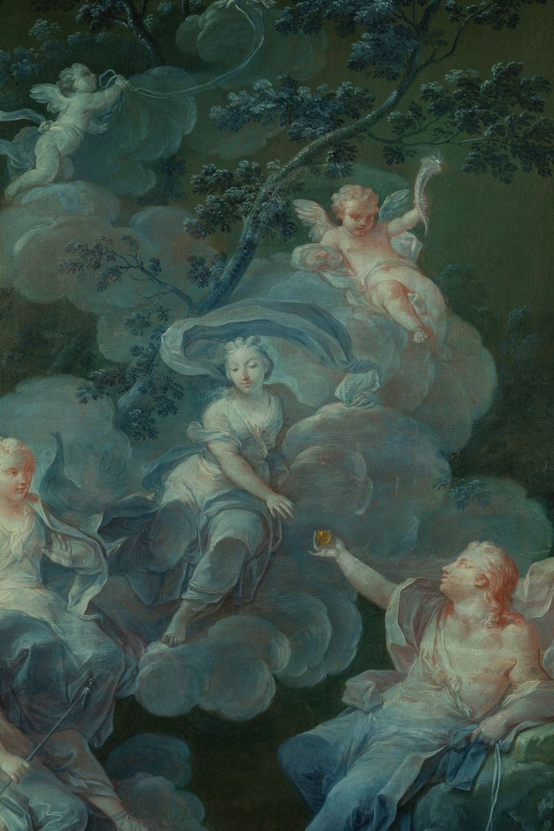 Scuola del XVIII Secolo il Giudizio di Paride