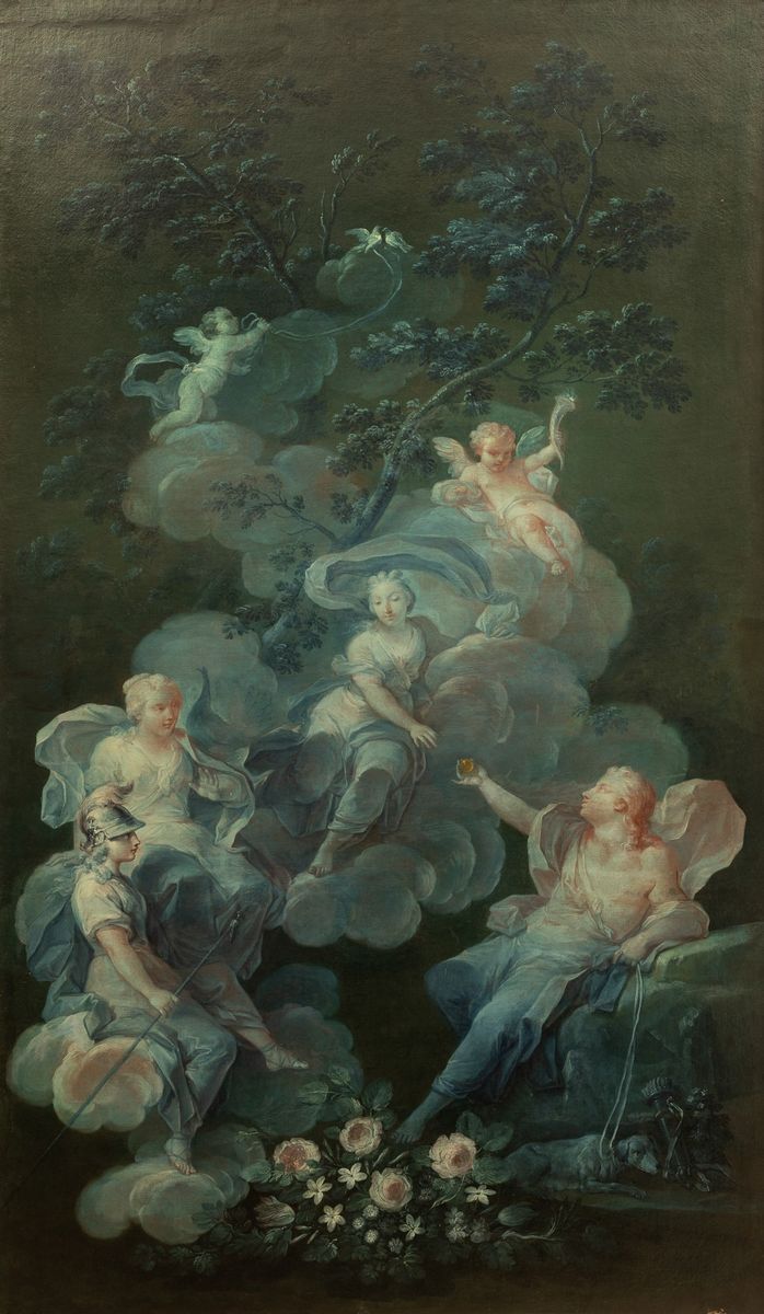 Scuola del XVIII Secolo il Giudizio di Paride