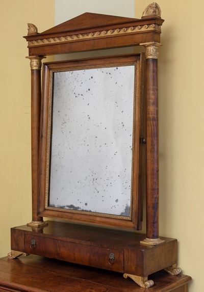 Psiche da Tavolo Impero in Mogano. XIX Secolo