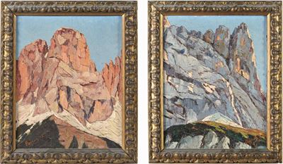 Giuseppe Sopraperra (1912-1985) Paesaggi Dolomitici