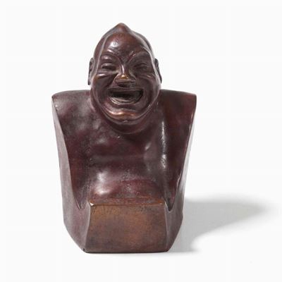 Piccolo Bustino in Bronzo. Enrico Caruso (1873-1921)