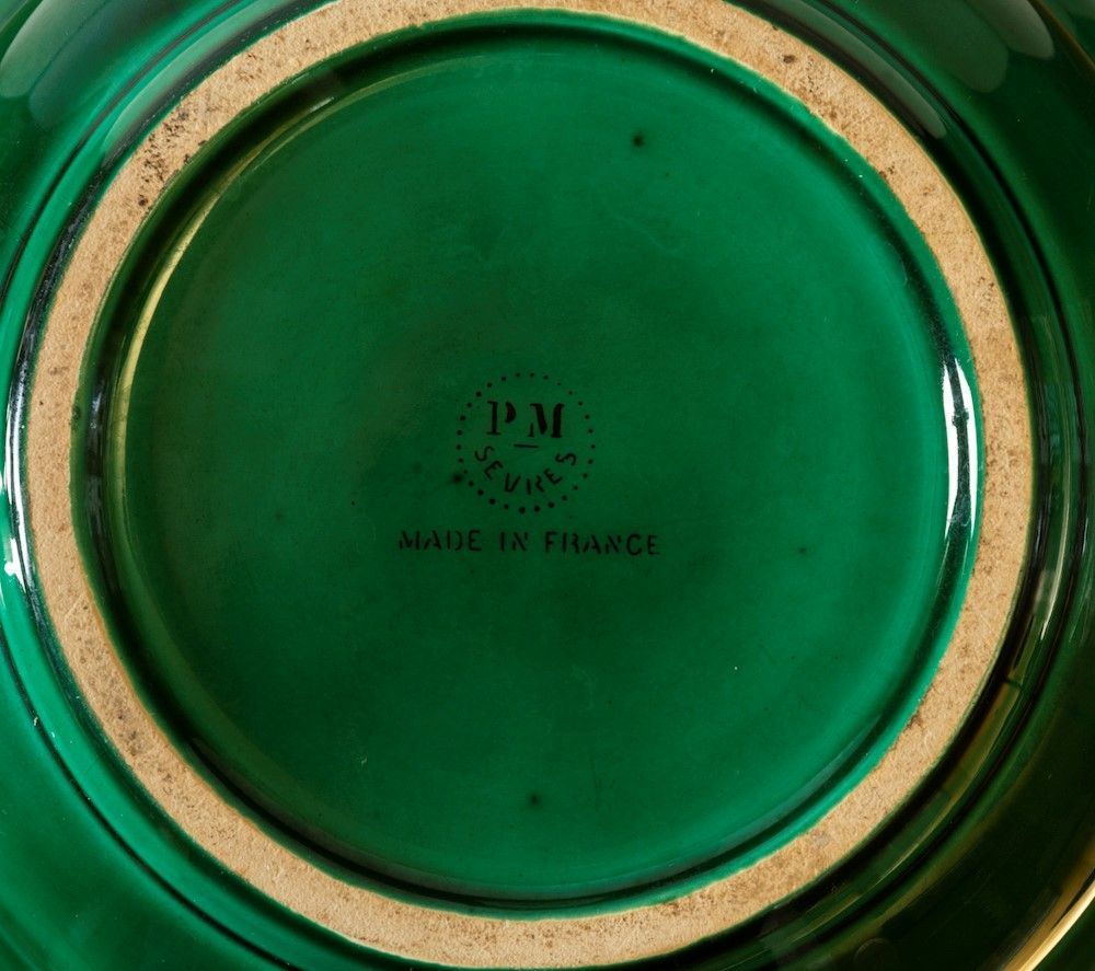 Un Vaso e Un’alzatinafrancia, Manifattura di Sèvres, Seconda Metà del XX Secolo