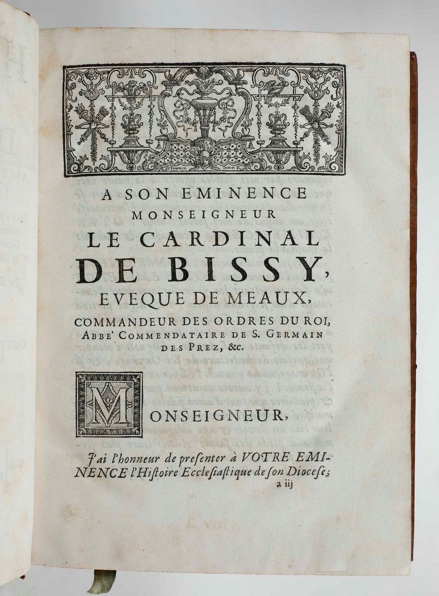 Toussaints Du Plessis - Historie De L’eglise De Meaux Avec Des Notes Au Dissertations; Et Les Pie...