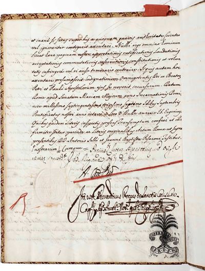Aavv Nomina di Elezione (abate) Polonia,1736.