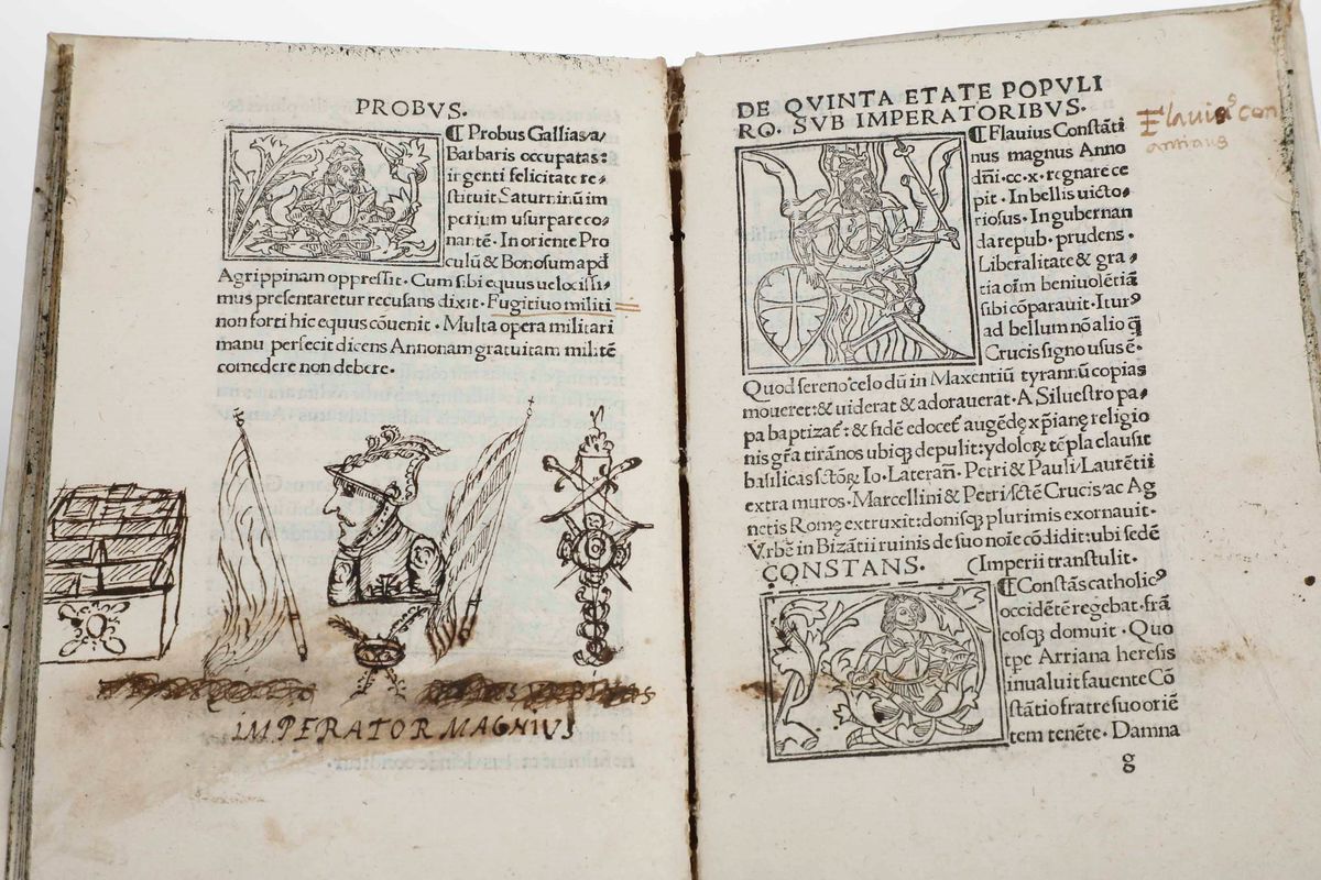 Thomas Ochsenbrunner - Historia Illustrium Romanorum, Roma, Stephan Guillereti, 2 July 1510