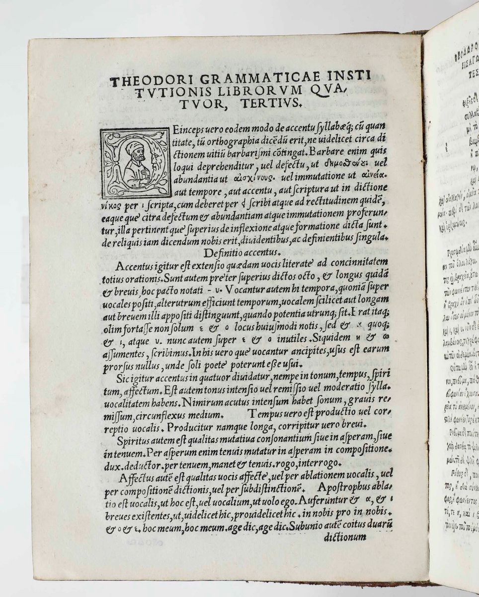 Teodoro di Gaza - Theodori Gazae Introductionis Grammaticae Libri Quattor, una Cum Interpretation...