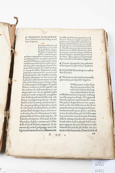 Quadragesimale del Novello Paulo fra Ruberto Facto a Beneplacito della Sacra Maiesta del Re Ferra...