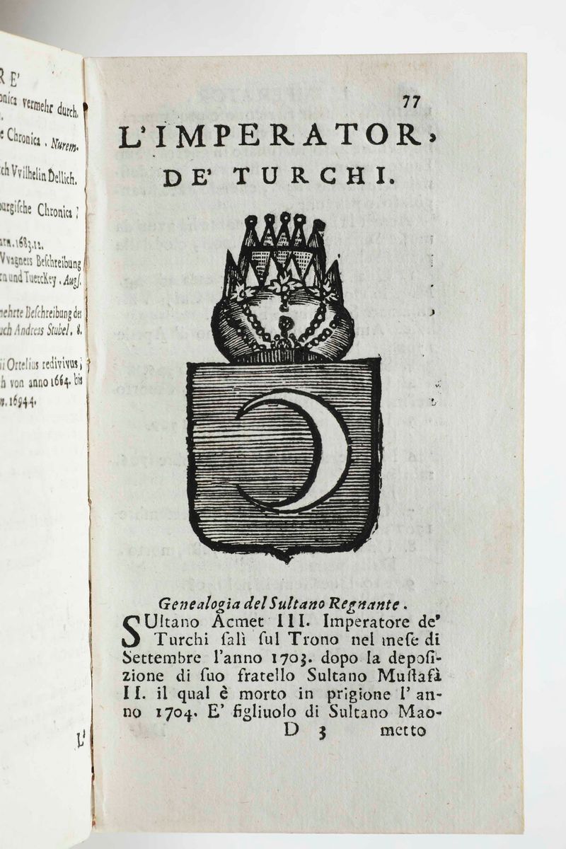Autori Vari - Li Sovrani del Mondo. Opera che da Notizia della Genealogia delle Loro Famiglie...i...