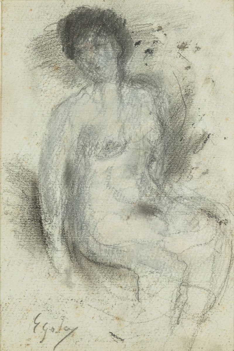 Emilio Gola - Studio di Nudo Femminile