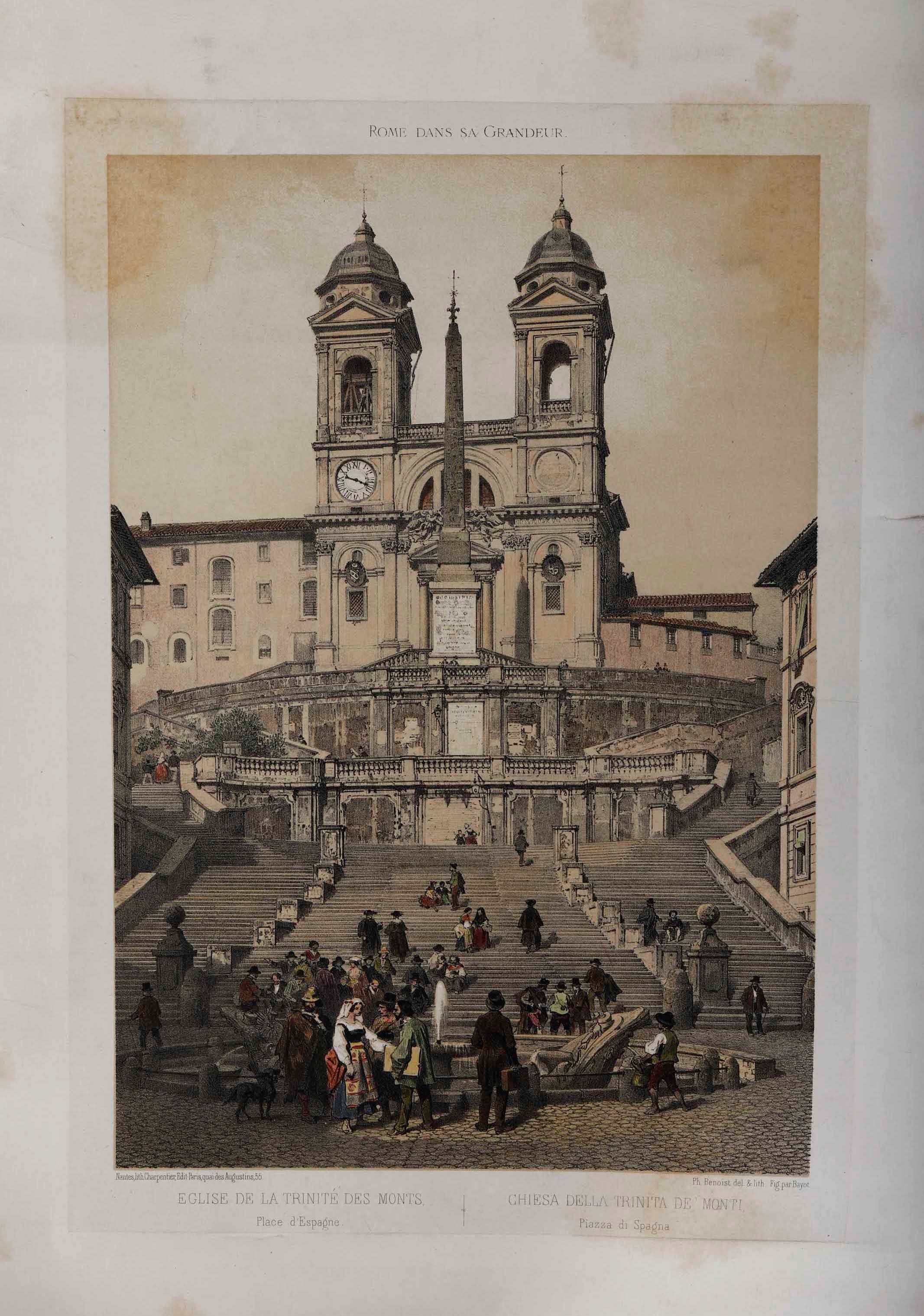 Gommarus Wouters Prospetto del Palazzo Pontificio nel Quirinale Detto Monte Cavallo... Roma 1692 ...