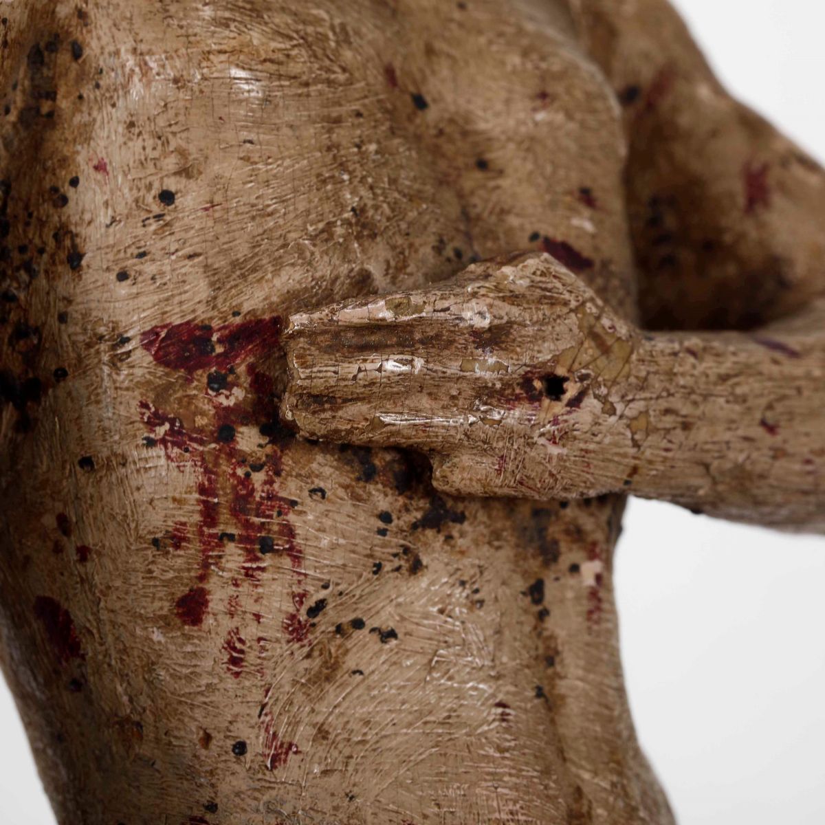 Cristo. Legno Policromo. Arte del XVIII Secolo