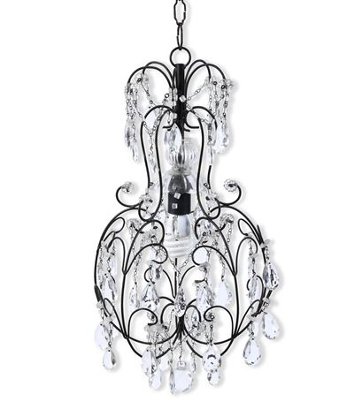 Lampadario in Metallo e Vetro