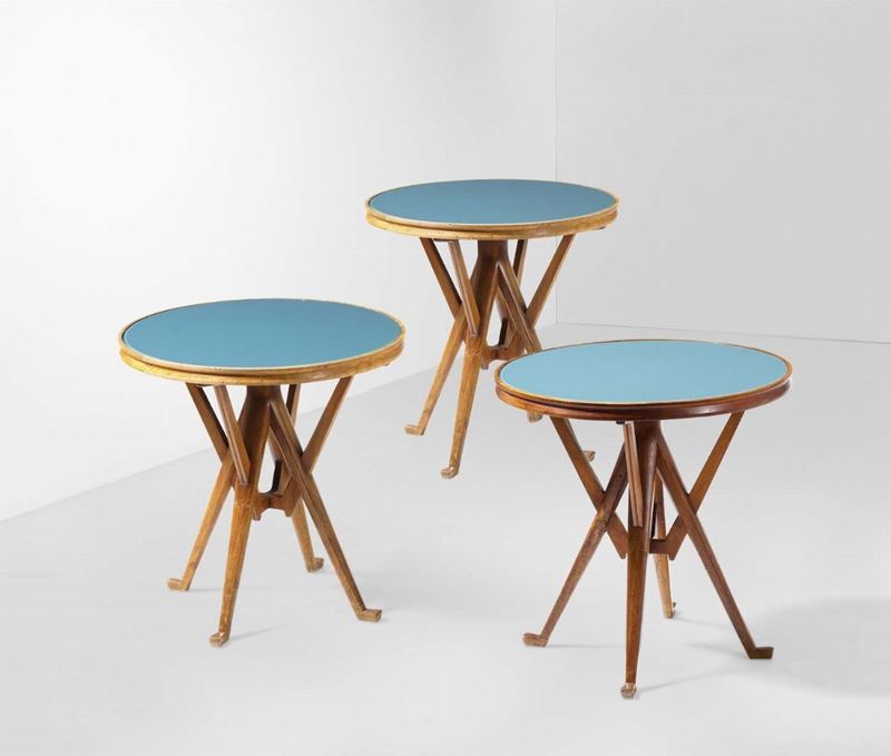 Tre tavoli occasionali  - Asta Design - Cambi Casa d'Aste