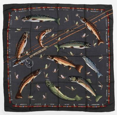 Due Foulards Hermès in Seta, Anni ‘50 - ‘60