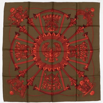 Due Foulards Hermès in Seta, Anni ‘50 - ‘60