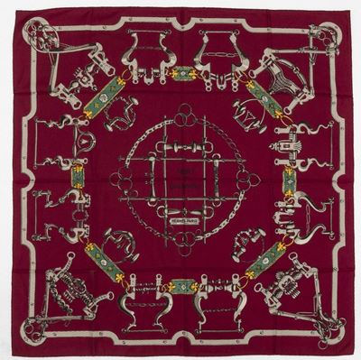 Due Foulards Hermès in Seta, Anni ‘50 - ‘60