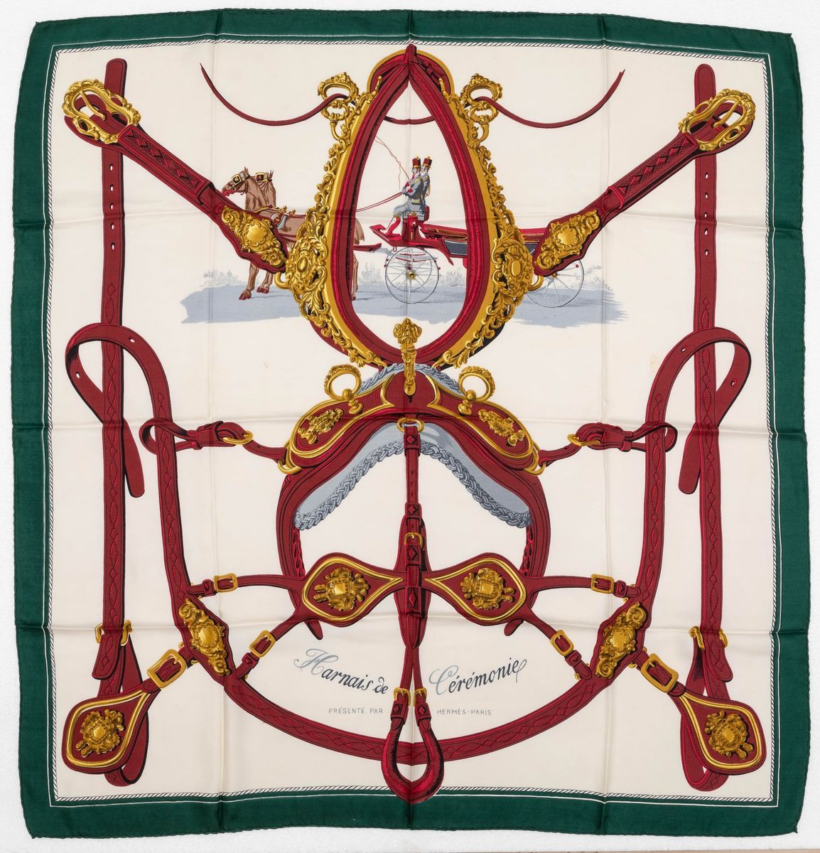 Due Foulards Hermès in Seta, Anni ‘50 - ‘60