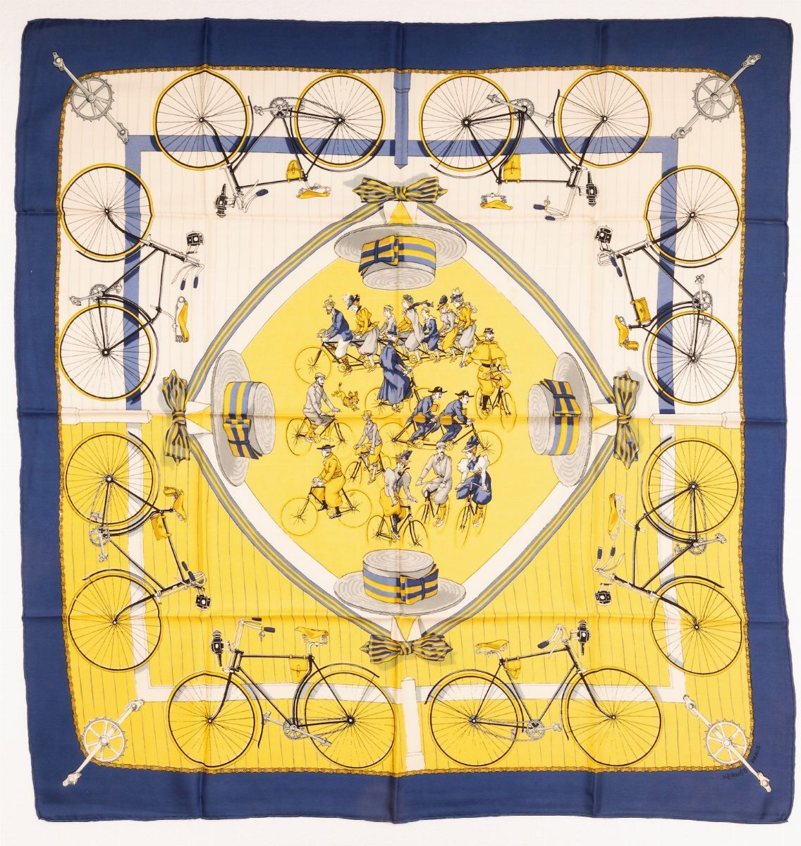 Due Foulards Hermès in Seta, Anni ‘50 - ‘60