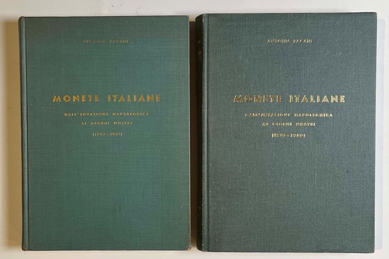 PAGANI A. Monete italiane dall'invasione napoleonica ai giorni nostri (1796-1980).  - Auction Numismatics - Cambi Casa d'Aste