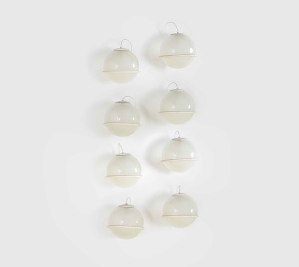 Gino Sarfatti - Set di otto lampade a parete mod. 239/1