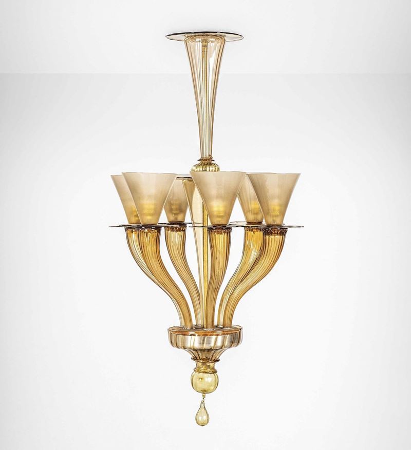 Napoleone Martinuzzi : Lampada a sospensione  - Auction Fine Design - Cambi Casa d'Aste