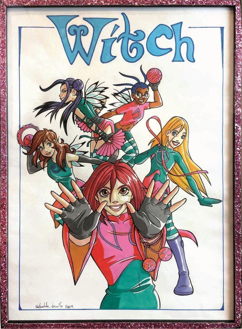 Danilo Loizedda : Witch   - Auction POP Culture and Comics - Cambi Casa d'Aste