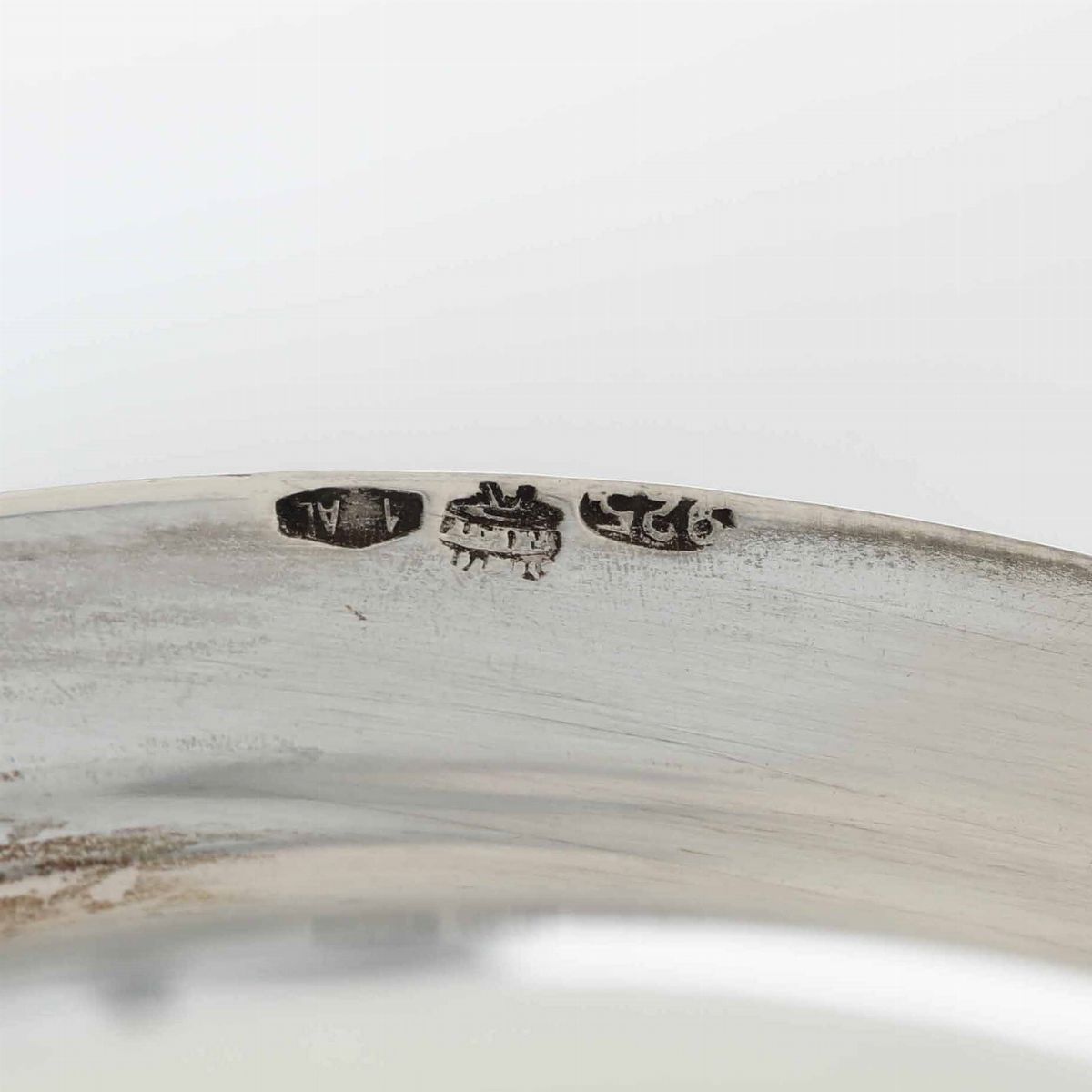 Dieci Coppette in Argento. Argenteria Italiana del XX Secolo. Argentiere Cesa, Alessandria