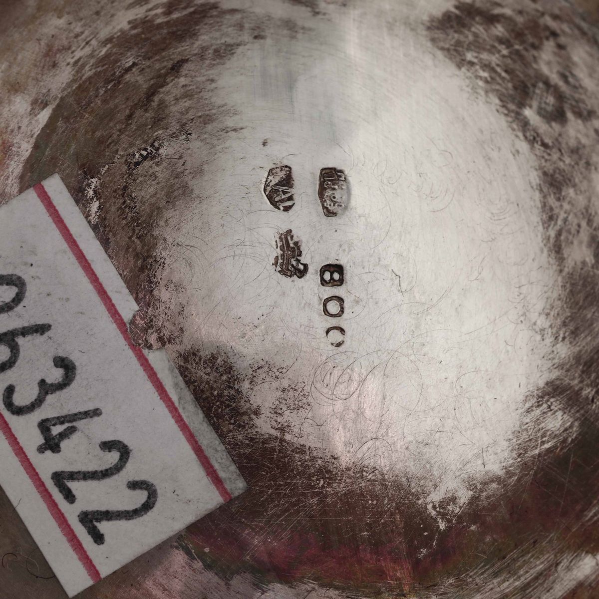 Brocca in Argento Fuso. Argenteria Italiana della Prima Metà del XX Secolo. Argentiere Cesa, Ales...