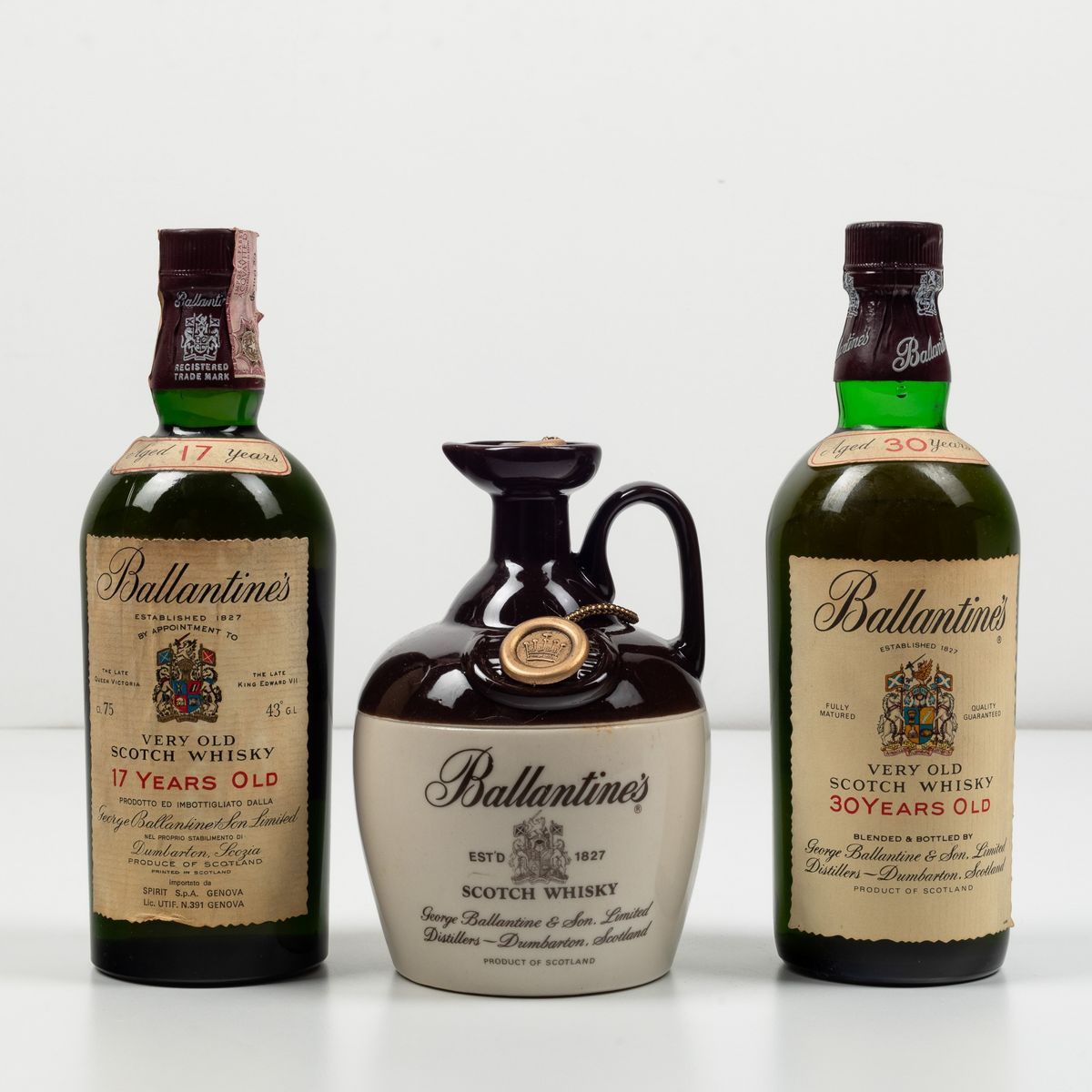 Ballantine's, Very Old Scotch Whisky 17 Years Oldballantine's, Very Old Scotch Whisky 30 Years Ol...