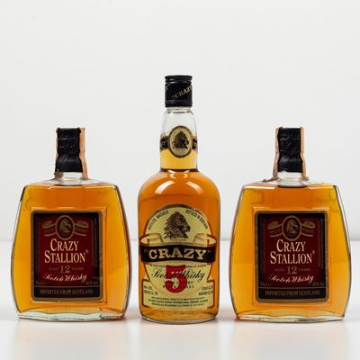 Crazy Stallion, Scotch Whisky 12 Years Oldcrazy, Scotch Whisky 5 Years Old