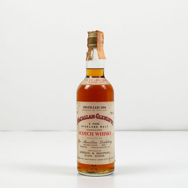 Macallan - Glenlivet, Gordon & Macphail, Pure Highland Malt Scotch Whisky 25 years old